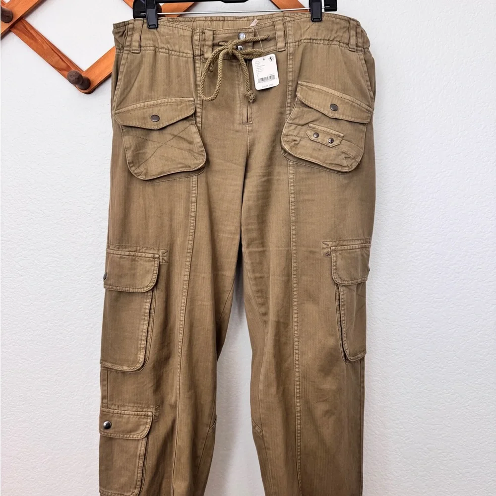 NWT Free People Tahiti Cargo Pants - Picture 9 of 11